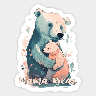 Mama Bear, Mother's Day Gift Ideas Sticker